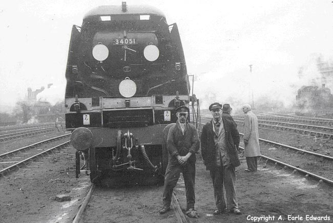 34051 at Nine Elms