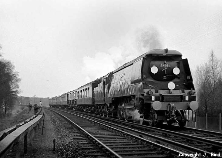 34051 at Knowle East