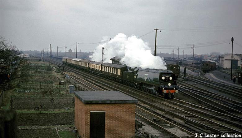 34051 at Feltham Marshalling Yard