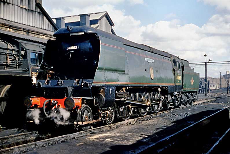 34063 at Nine Elms